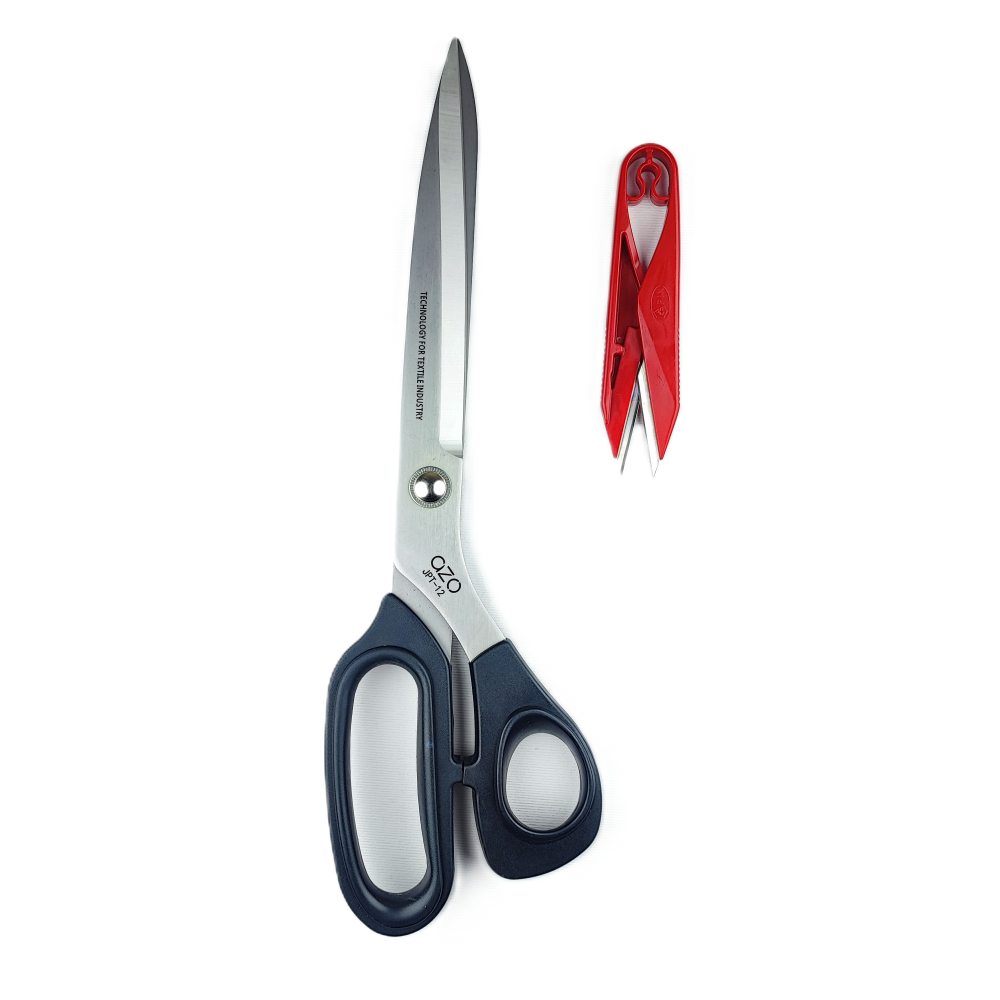 قیچی ژاپن 12 دسته پلاستیک